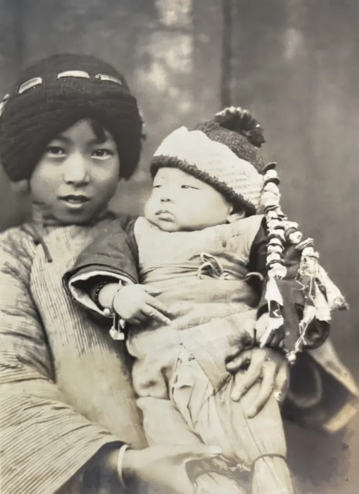 Children in Shandong province during the 1930s.