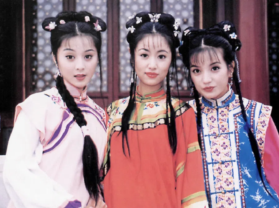 Television still of Chiung Yao’s TV drama My Fair Princess starring (from left) Fan Bingbing, Ruby Lin and Vicky Zhao Wei. (Singapore Cable Vision)