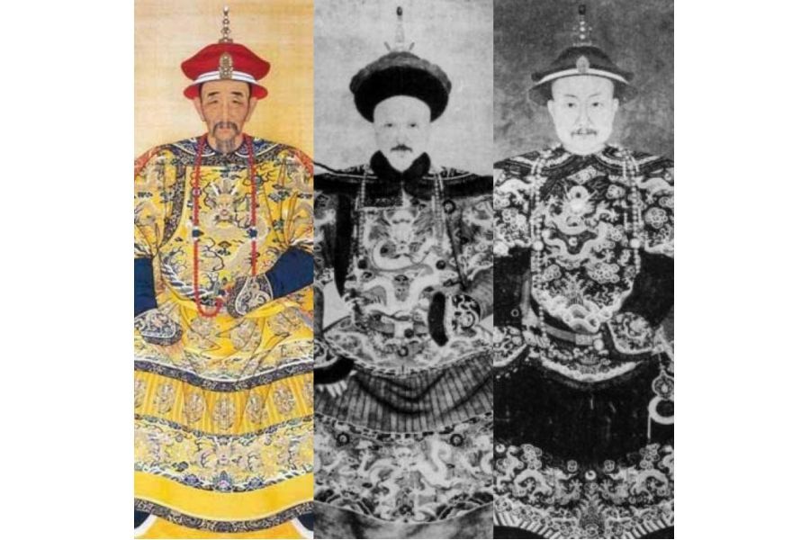 (From left to right) The emperors Kangxi, Yongzheng, and Qianlong were all reformers in their time. (SPH)
