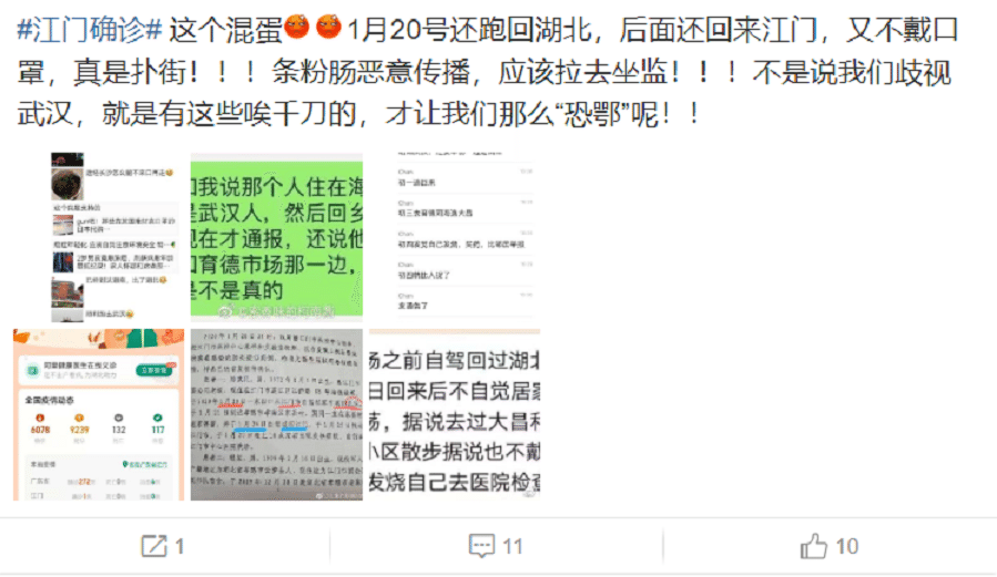 A furious netizen's take on "Wuhan terror".