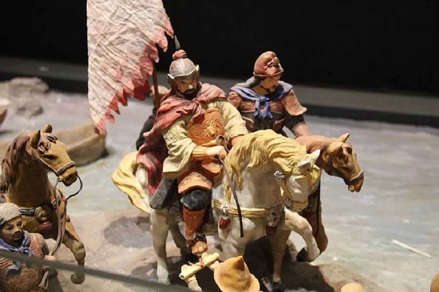 A model of Koxinga at the Ancient Fujian Gallery, in the Fujian Museum in Fuzhou, China.  (Wikimedia)