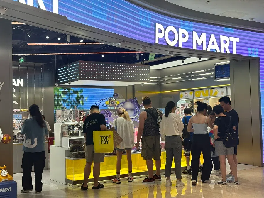 Business at Pop Mart in China is booming.