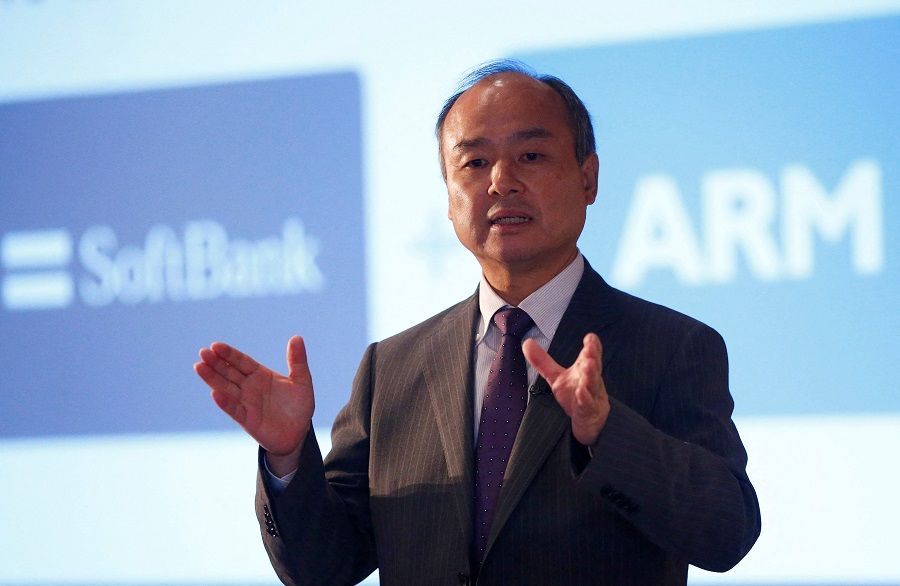 CEO of SoftBank Group Masayoshi Son speaks at a news conference in London, Britain, 18 July 2016. (Neil Hall/File Photo/Reuters)