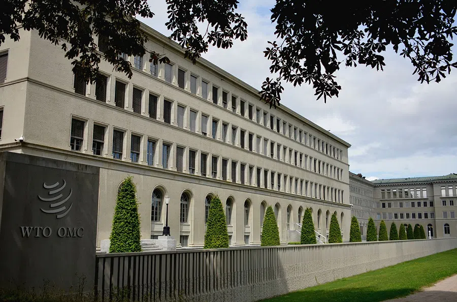 A general view of the WTO building. (World Trade Organization website)