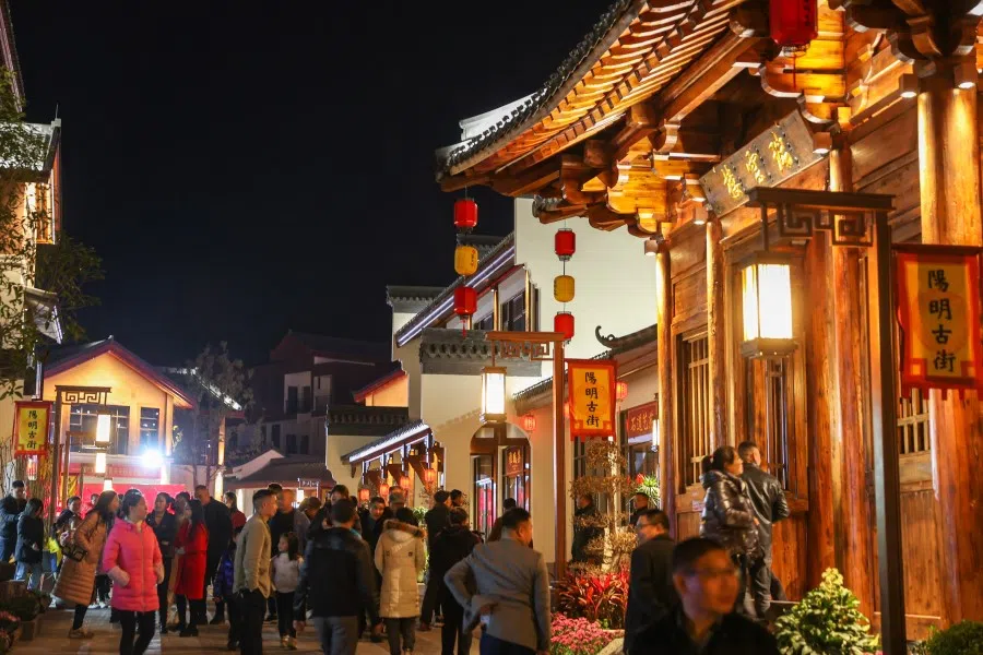 A street in Jiangxi, 22 February 2023. Bride prices in Jiangxi are the highest in China. (CNS)