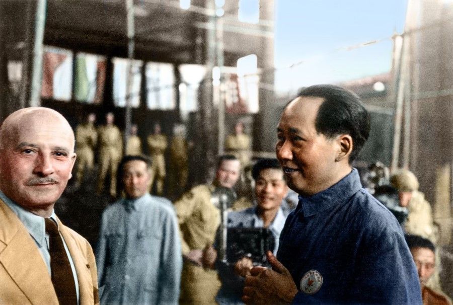 Mao was not conversant in English and needed an interpreter, but he still wanted to show his personal charm to the international community.