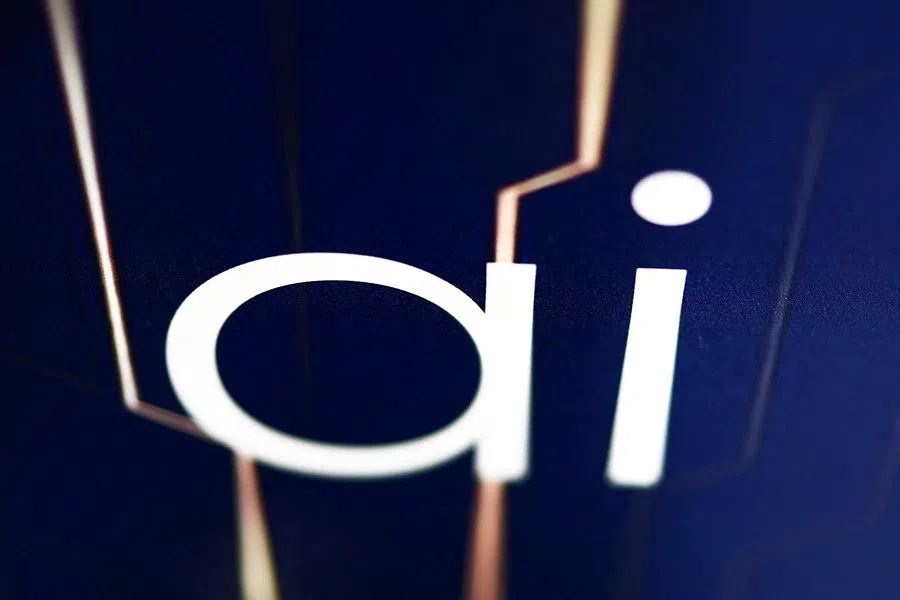 The artificial intelligence AI acronym at the 10th edition of the VivaTech technology startups and innovation fair in Paris, France, on 18 June 2026.