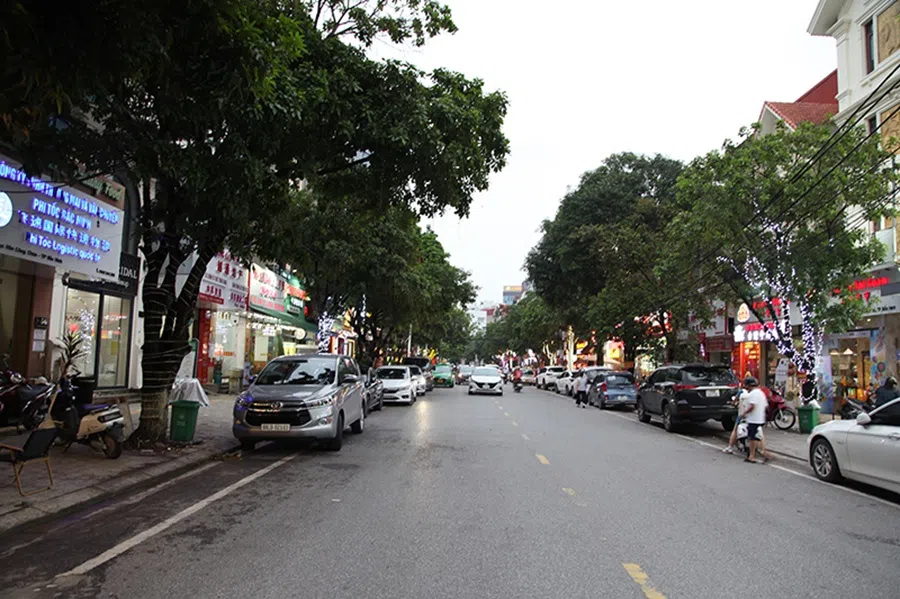 “China Street” in Bac Ninh, Vietnam, is lined with Chinese supermarkets, restaurants and hotels. (Zhang Erchi/Caixin)
