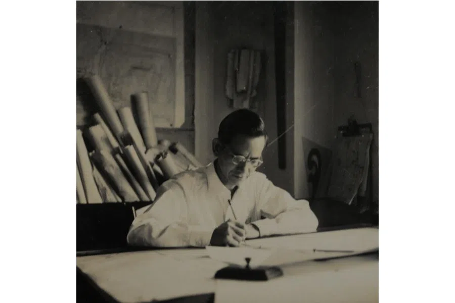 Ho Beng Hong at work. (Photo: Ho Puay-peng)