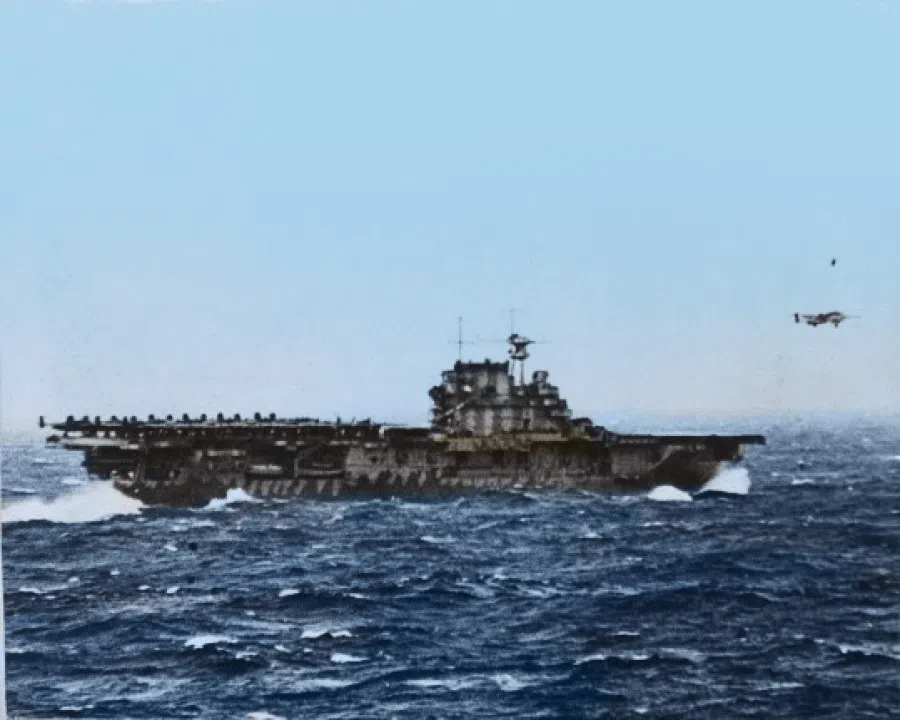 The USS Hornet became a part of history.
