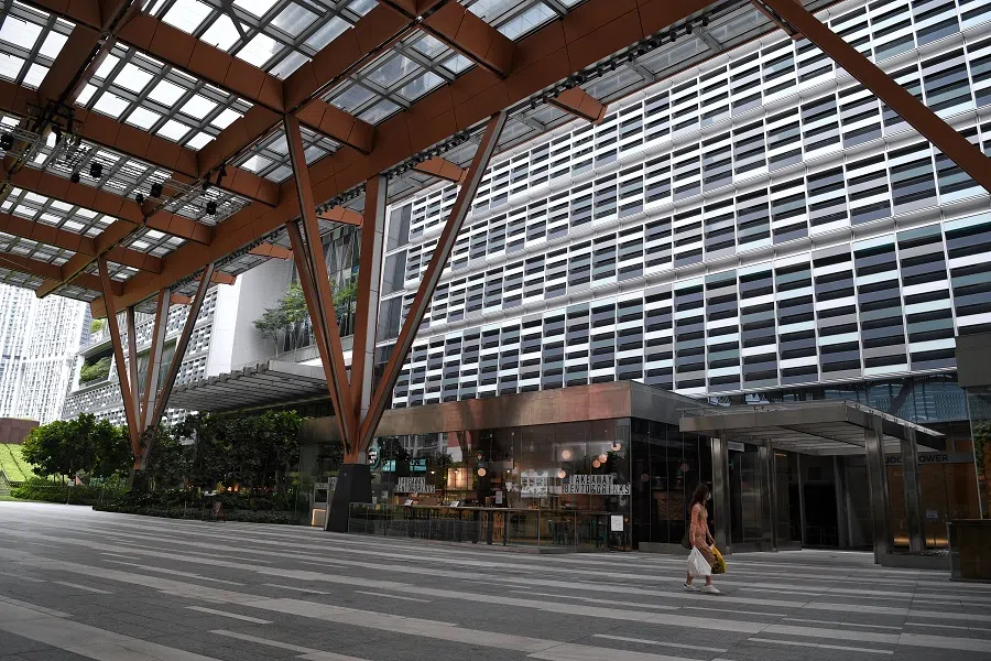 Mok Wei Wei thinks that Singapore can turn unique public spaces into landmarks. The photo shows the concourse area of Guoco Tower (2014). Guoco Tower is the work of architectural firm Skidmore, Owings & Merrill LLP. (SPH)