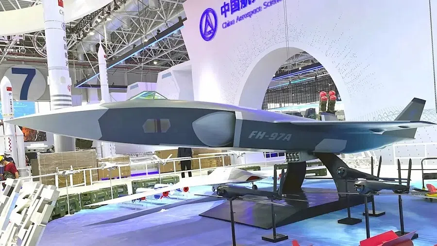 The FH-97A stealth drone. (Internet)