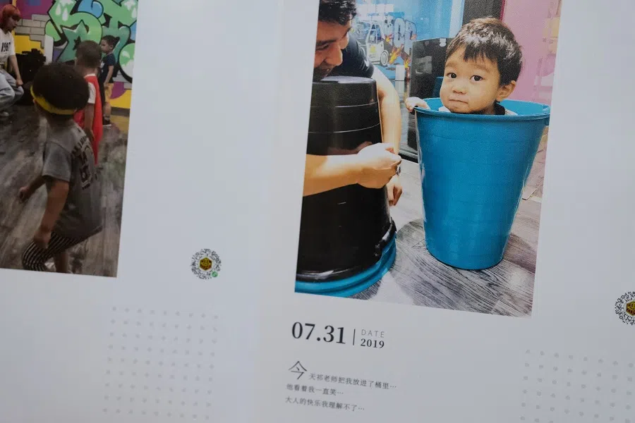 This is a picture of Zhuangzhuang at the age of three and a half, taking his second class in the dance studio. He was the youngest student in the studio at that time.