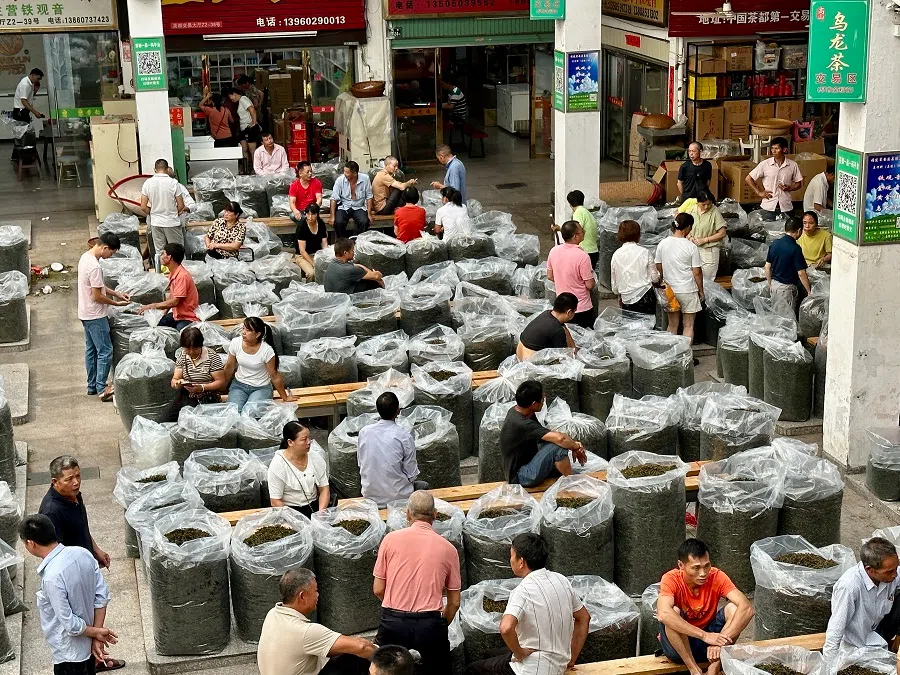 Few young people can be found in Anxi's tea markets.