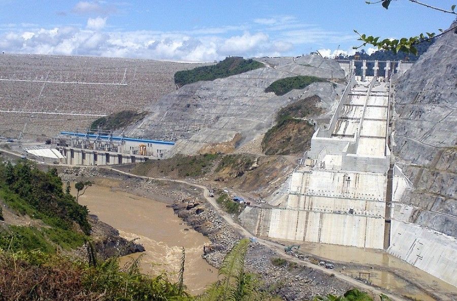 The Bakun Dam in 2009. (Wikimedia)