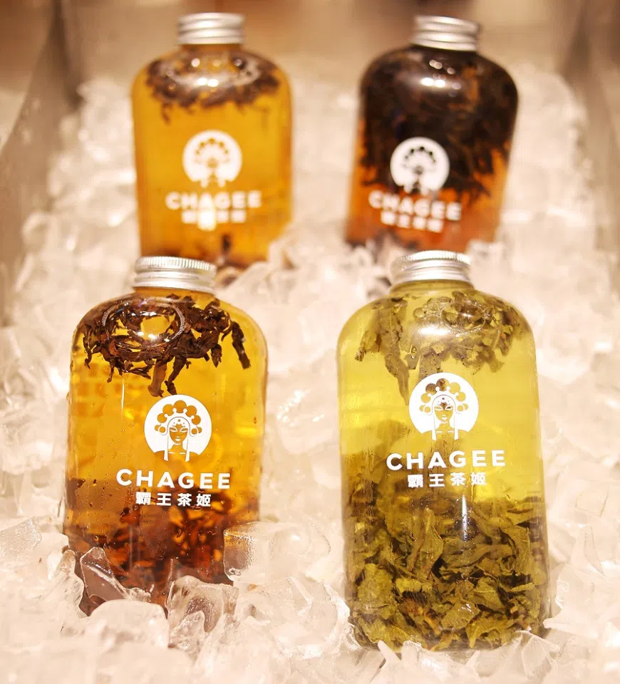A range of ChaGee teas. (SPH Media)
