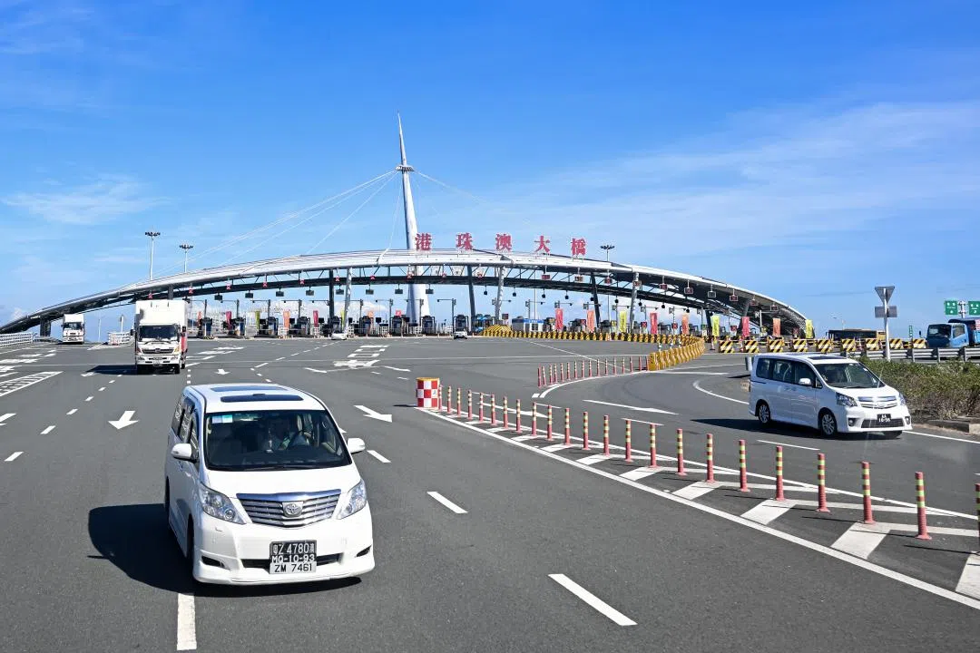 The Hong Kong–Zhuhai–Macau Bridge facilitates transport in the Greater Bay Area. (CNS)