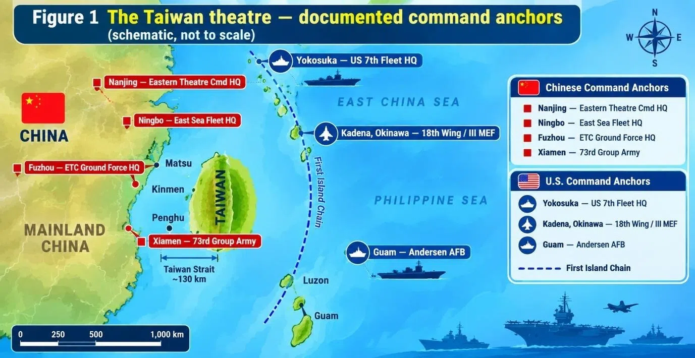 Figure 1: No US carrier strike group has operated west of San Diego since 19 August 2026; the forward-deployed USS George Washington was confirmed in the Arabian Sea on 5 October 2026.