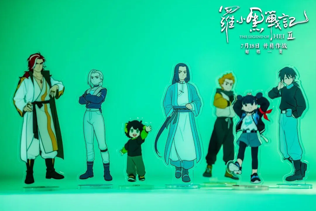 The Legend of Hei adopts an ensemble structure where attention shifts across characters.