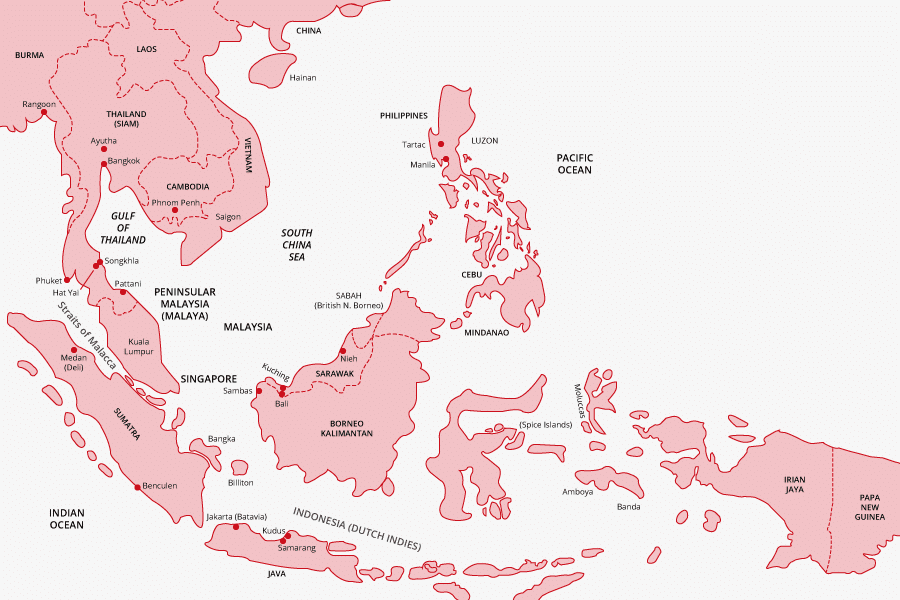 A map of the Nanyang region, from the China perspective. (Image: Jace Yip)