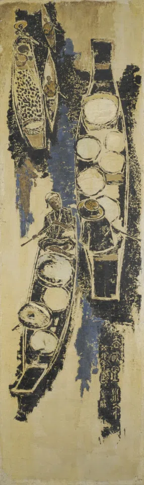 Yeh Chi Wei, Floating Market of Donburi, 1963.