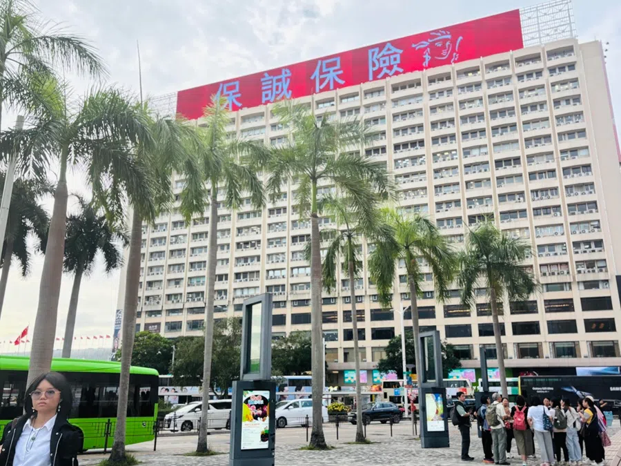 A large electronic billboard for Prudential Insurance dominates the skyline atop an office building in Tsim Sha Tsui, Hong Kong. Prudential is a major employer of mainland Chinese professionals working in the insurance sector in Hong Kong. (Lim Zhan Ting/SPH Media)