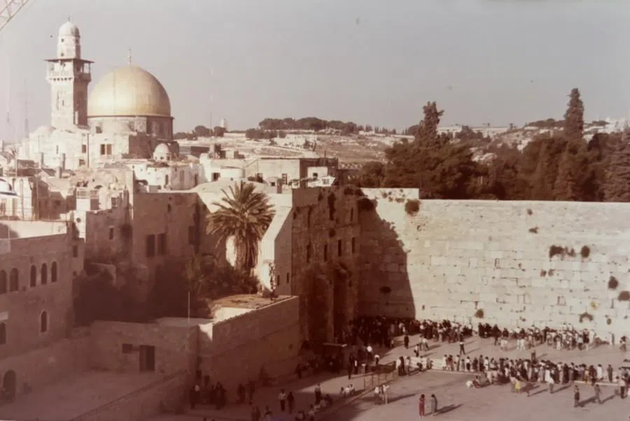 Outside the walls of Jerusalem.