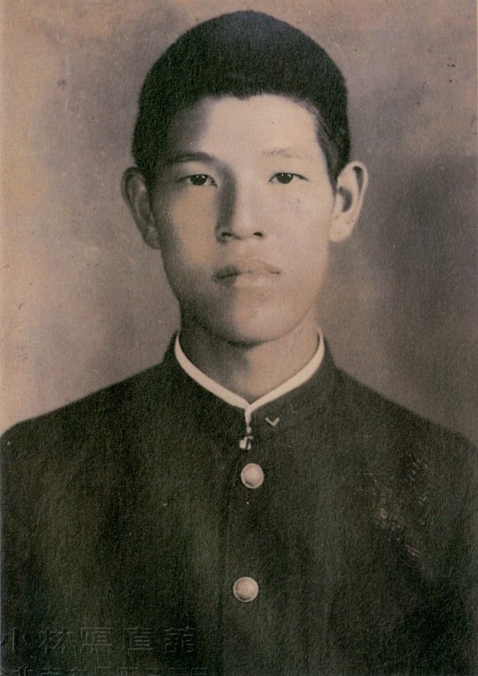 In 1941, as a first-year student in Taipei Senior High School.