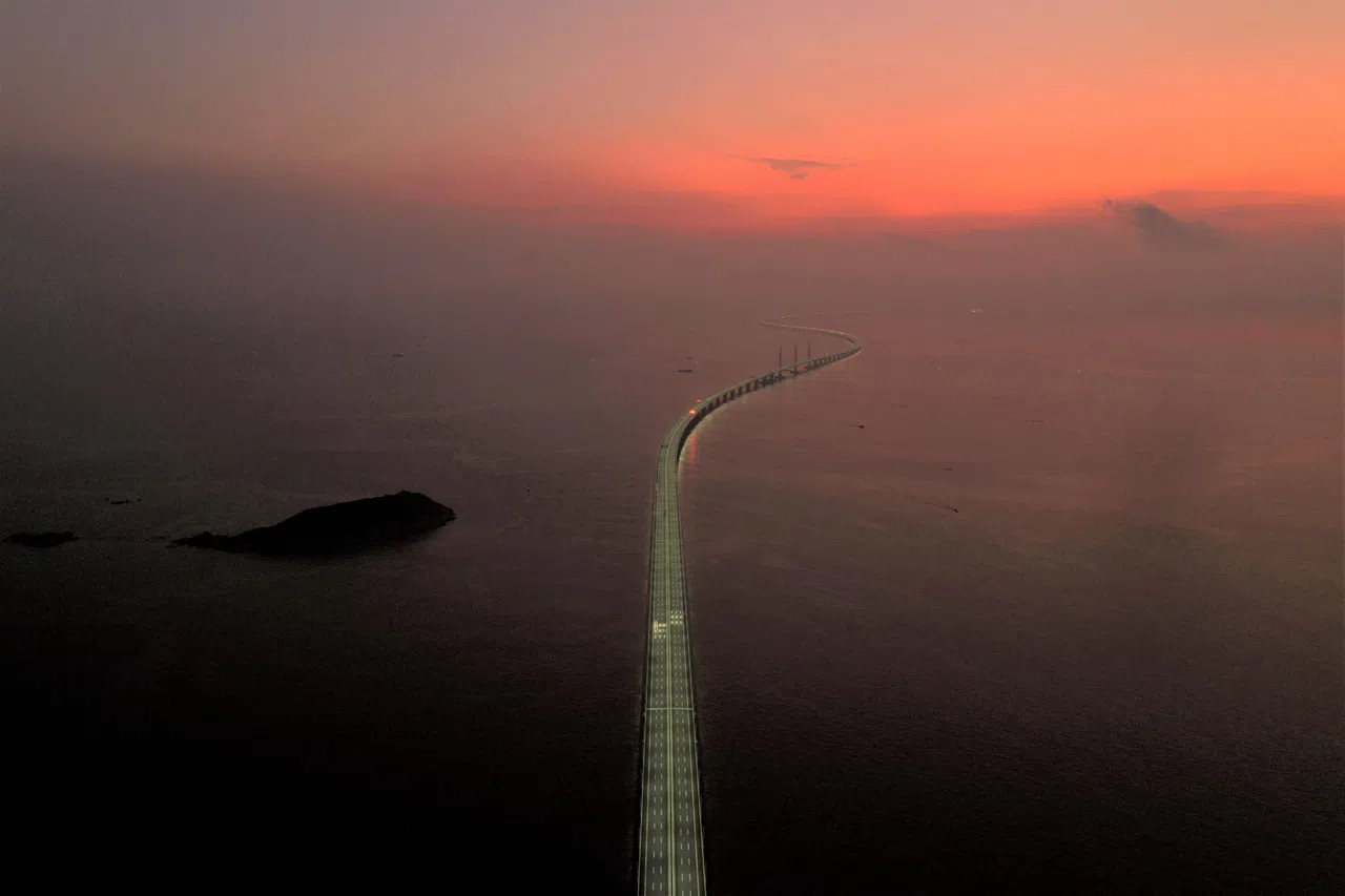 The Hong Kong-Zhuhai-Macau Bridge, a key infrastructure in the Greater Bay Area project. (Reuters)