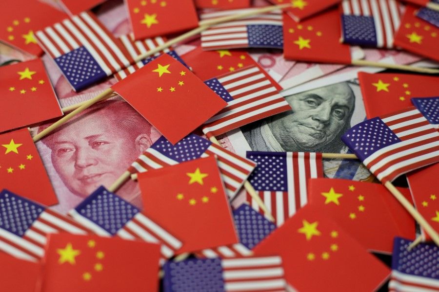 The US and China have been competing on different fronts. (Jason Lee/REUTERS)