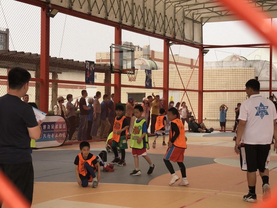 Children undergo sports training in Beijing, China.