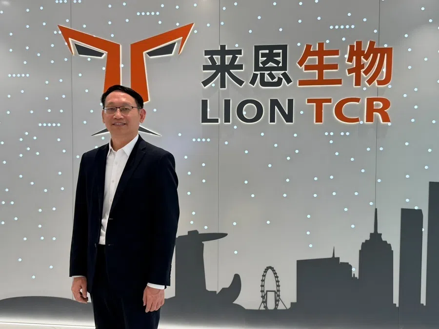 LionTCR CEO Peng Xiaoming. LionTCR has facilities in Singapore and Guangzhou.