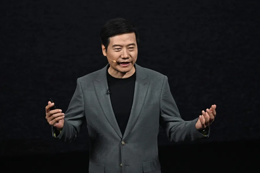 Lei Jun, chairman and CEO of Chinese electronics company Xiaomi, introduces the Xiaomi Skynomad extended range electric vehicle in Beijing on 30 July 2026.