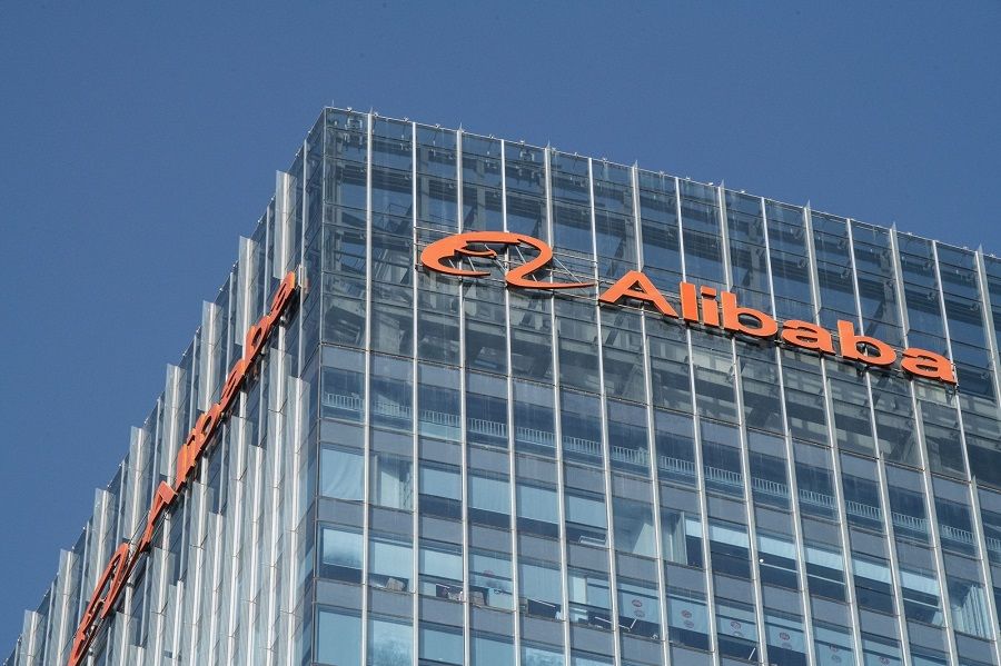 Signage at the Alibaba Group Holding Ltd. offices in Beijing, China, on 17 January 2023. (Bloomberg)