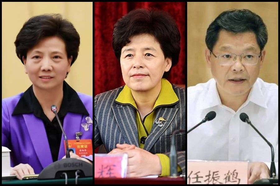 (From left) Shen Yiqin, Xian Hui and Ren Zhenhe are all minority candidates for the Central Committee. (Internet)
