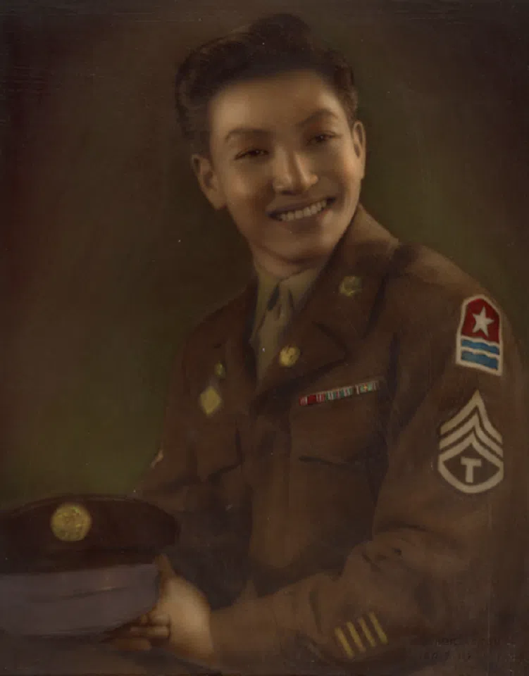 Raymond Low Suen during World War II.