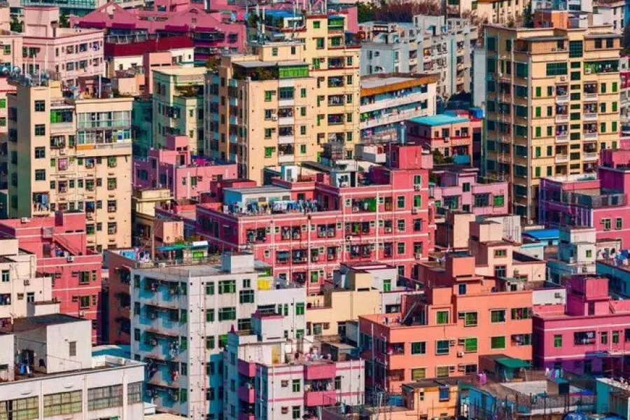 Baishizhou urban village is set to be relocated. (Internet)