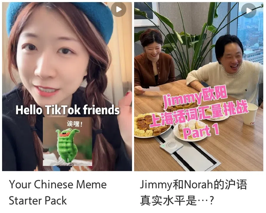 Screen grabs from Norah’s TikTok account.