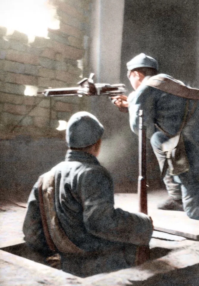 After 1940, the CCP dug tunnels in the vast plains in northern China and used them for guerrilla activities, which posed a serious threat to the Japanese.