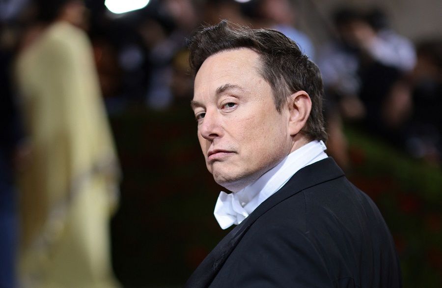 In this file photo taken on 2 May 2022, Elon Musk attends the 2022 Met Gala Celebrating "In America: An Anthology of Fashion" at The Metropolitan Museum of Art, New York, US. (Dimitrios Kambouris/Getty Images North America/AFP)
