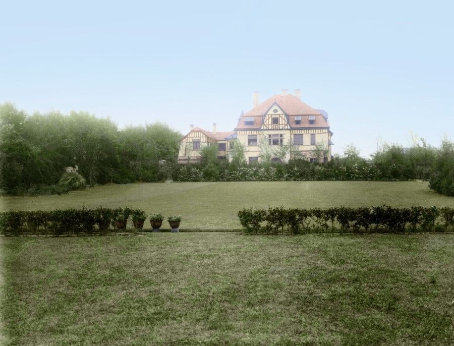 The German governor's residence in Qingdao, in the mid-1900s.