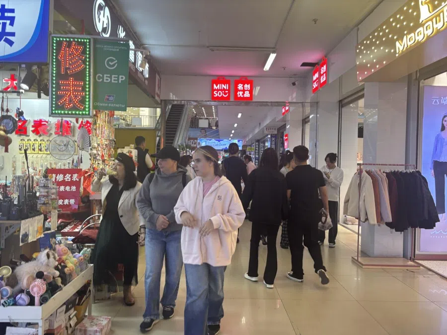Huafu Mall is a popular shopping spot.