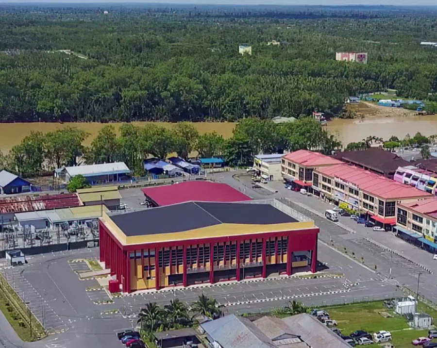 A view of the Central Market in Sarikei. (Internet)