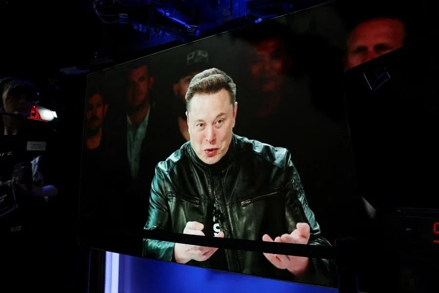 SpaceX Founder Elon Musk speaks via video link on the day of SpaceX's IPO at the Nasdaq MarketSite in New York City, US, 12 June 2026.