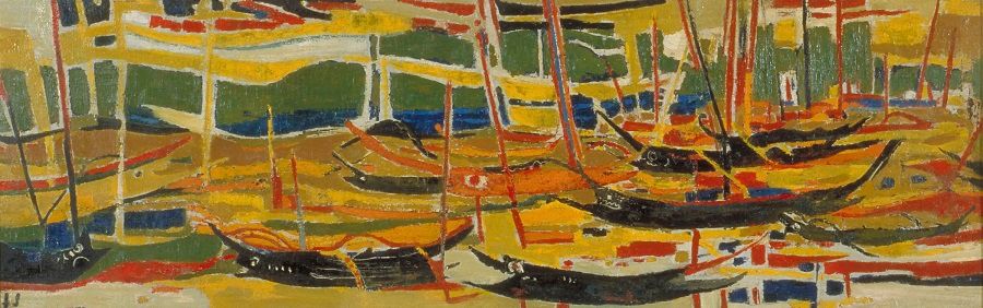 Yeh Chi Wei, Untitled (Boats in Bali), undated (c.1962).