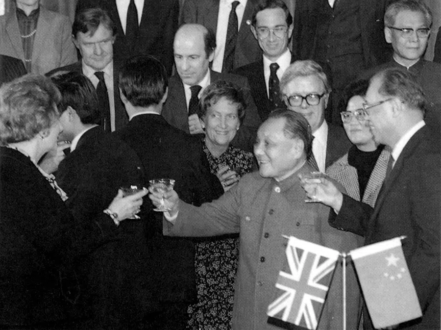 British Prime Minister Margaret Thatcher’s historic meeting with Deng Xiaoping in September 1982. (SPH Media)