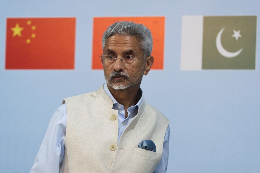 India's Foreign Minister Subrahmanyam Jaishankar attends the foreign ministers' meeting of the Shanghai Cooperation Organisation (SCO) in Goa, India, 5 May 2023. (Francis Mascarenhas/Reuters)