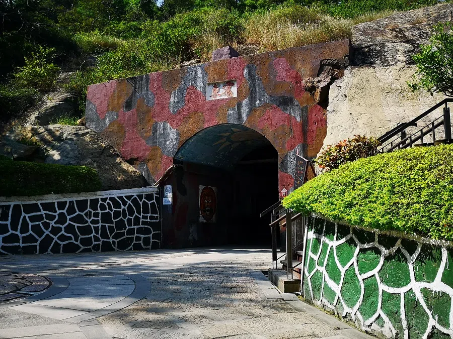 The Shishan Howitzer Front is hidden inside this cave.