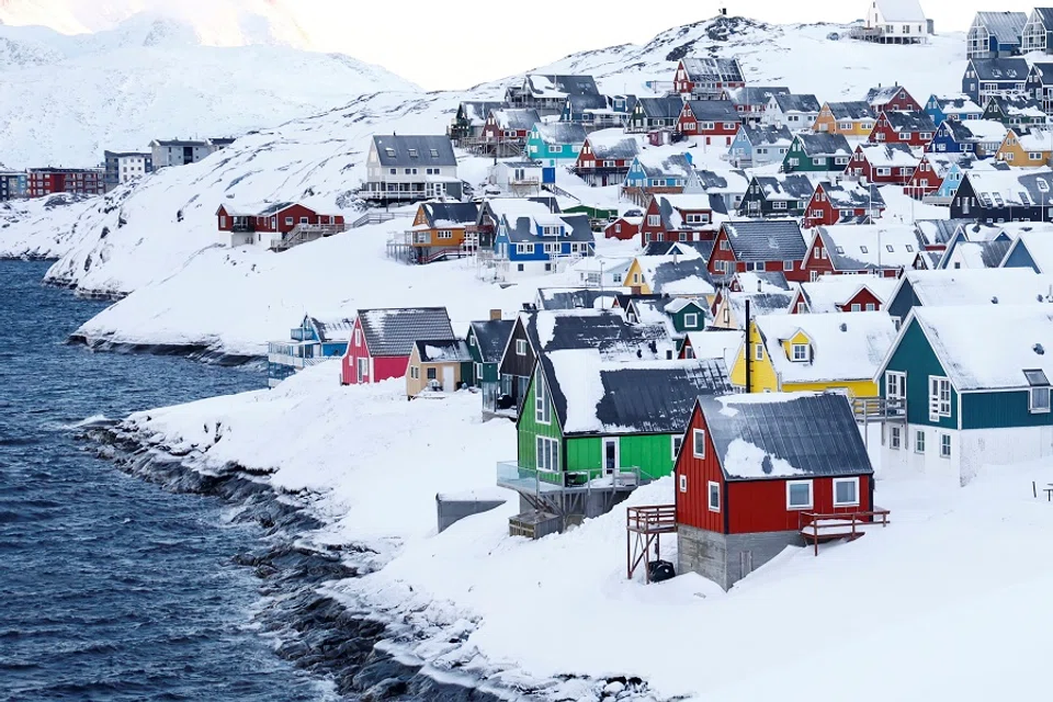 A view shows Old Nuuk in Greenland, on 5 February 2025. (Sarah Meyssonnier/Reuters)