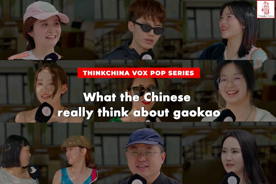 Interviewees from China featured in this vox pop.